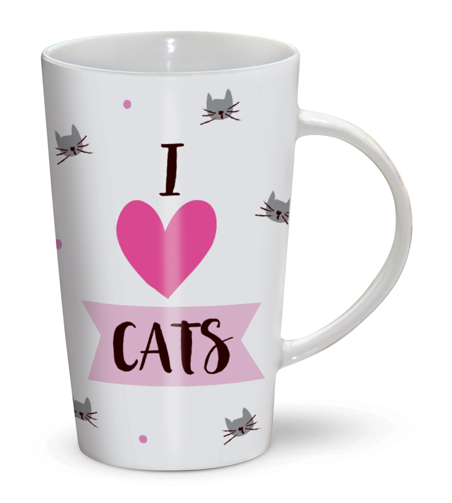 LATTE MUG - I LOVE CATS