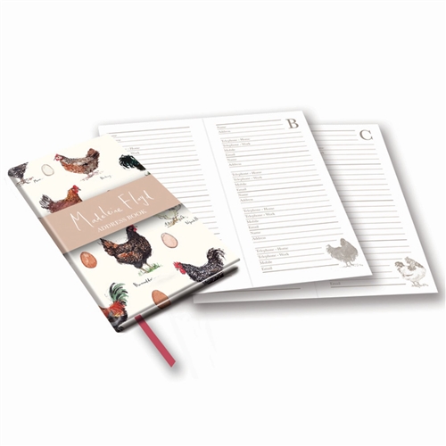 MF CHICKENS - SLIM ADDRESS BOOK