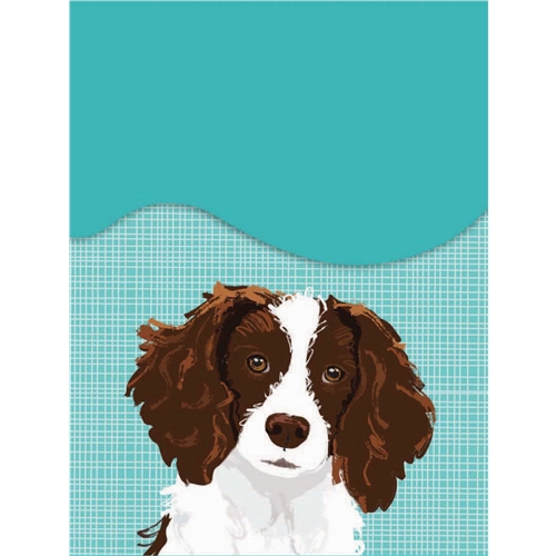 MINI MAGNETIC NOTEPAD (A7) - WAGGY TAILS - SPRINGER SPANIEL