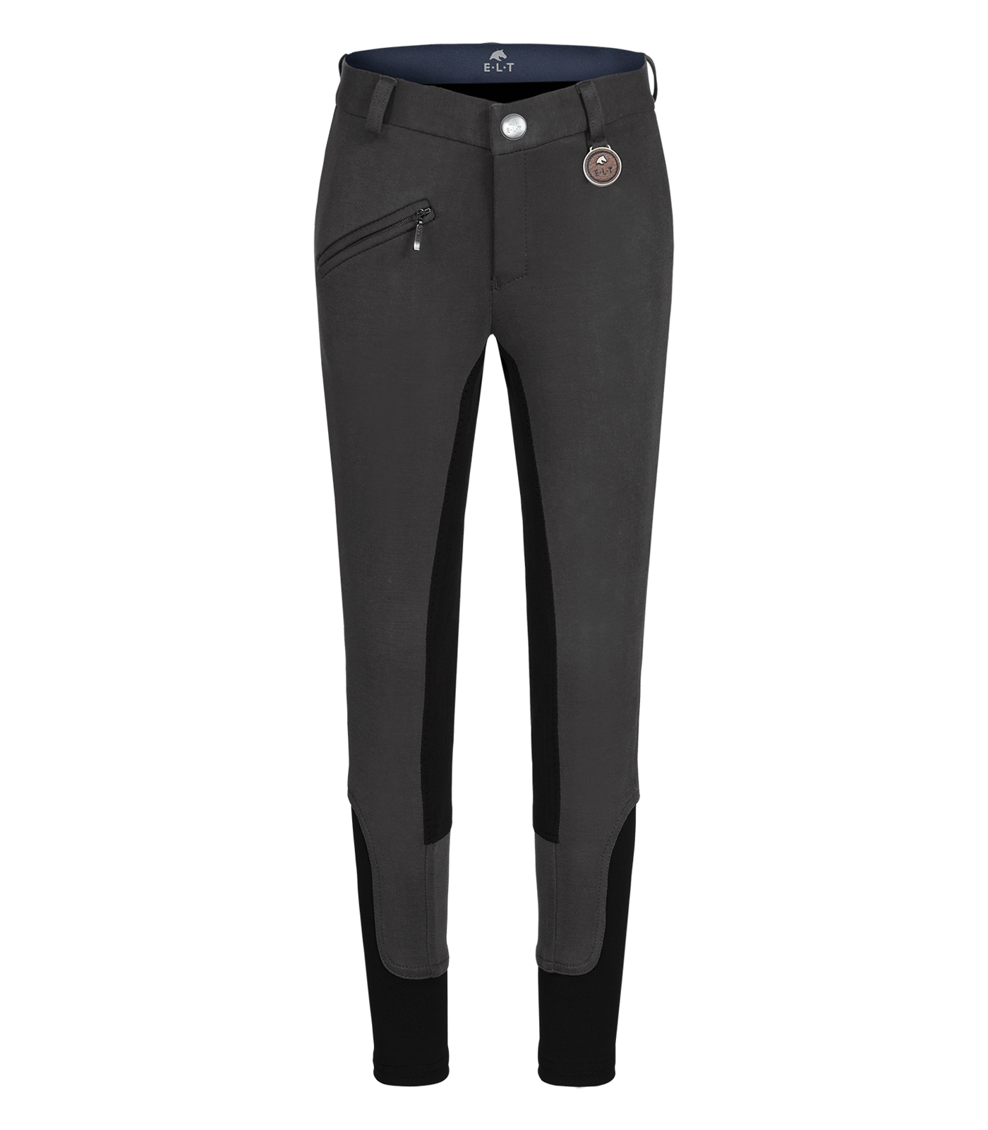 Ridbyxa "Fun" helskodda Asphalt/black 152cl