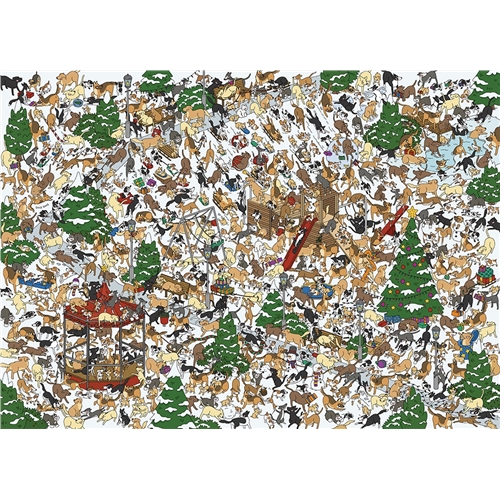 JIGSAW RECTANGULAR - DOG - FIND FREDDIE & FRIENDS