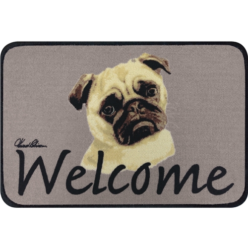 FLOORMAT - PUG (SEPIA)