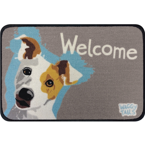 FLOORMAT - WAGGY TAILS - JACK RUSSELL TERRIER