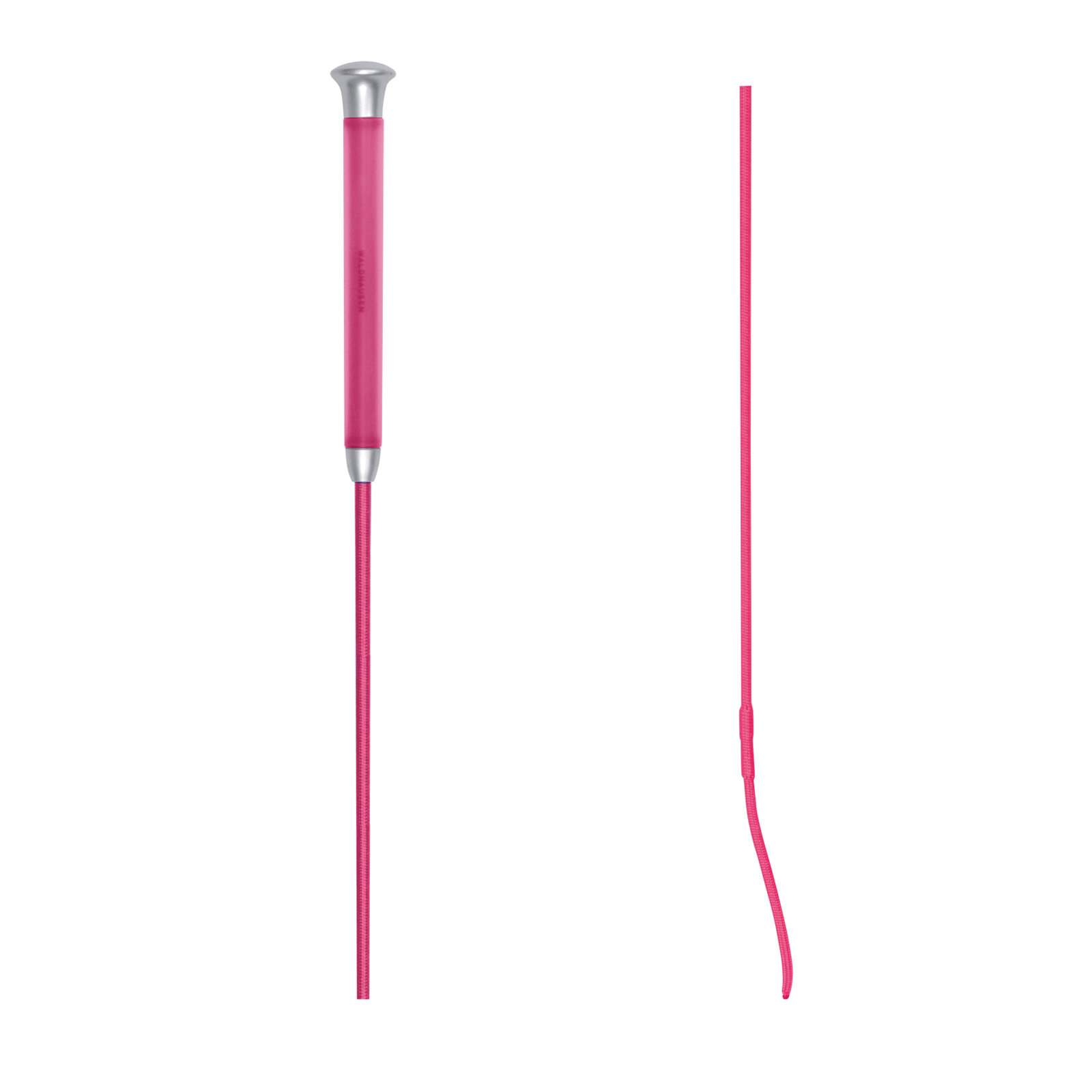 Dressyrspö rosa med gelhandtag