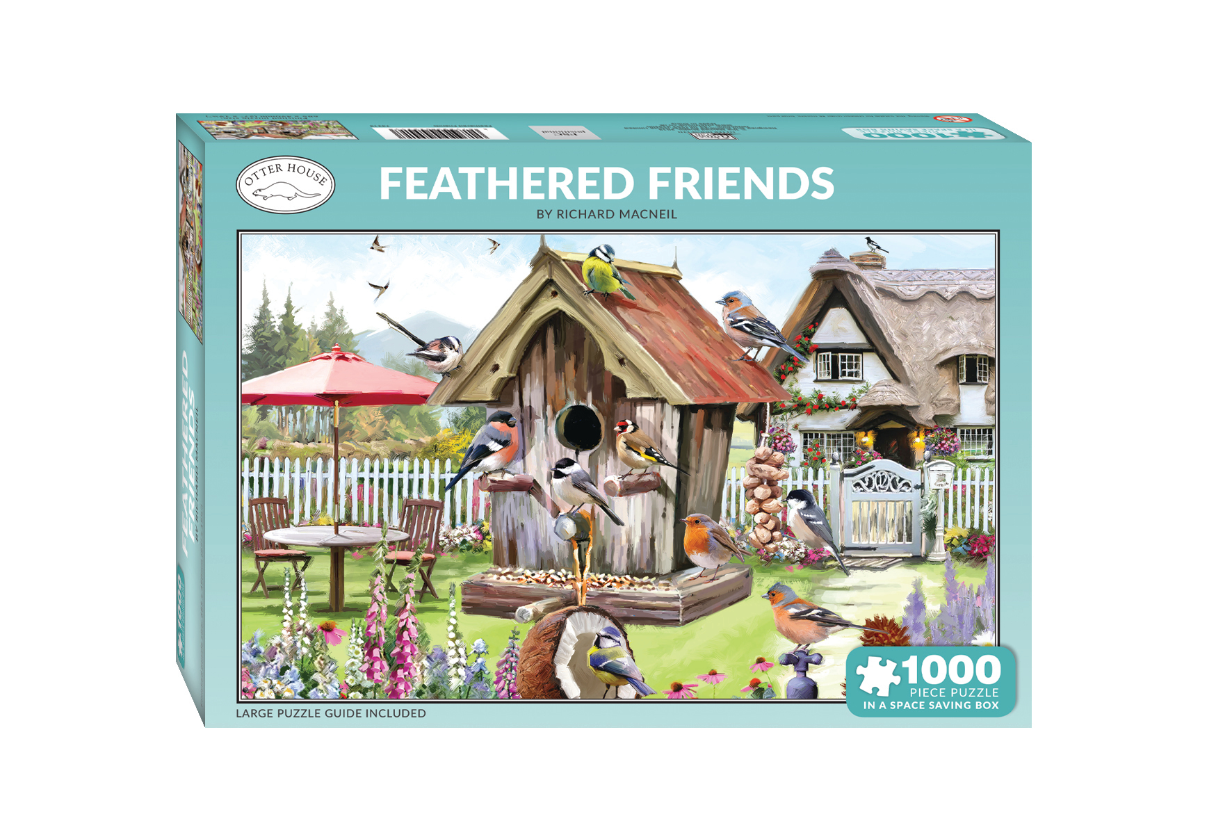 JIGSAW 1000 PIECE RECTANGULAR - FEATHERED FRIENDS