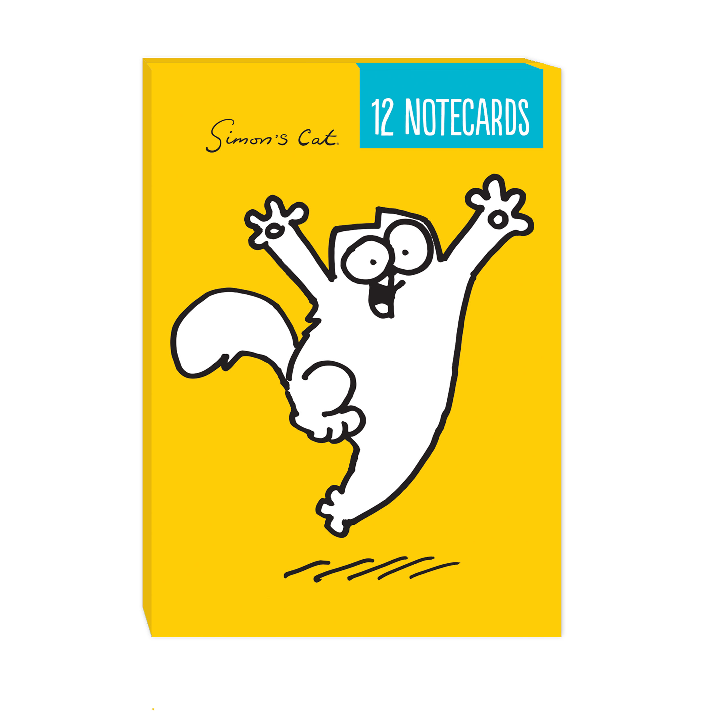 SIMONS CAT - NOTECARD PACK (12) (A6) - YEY/HI