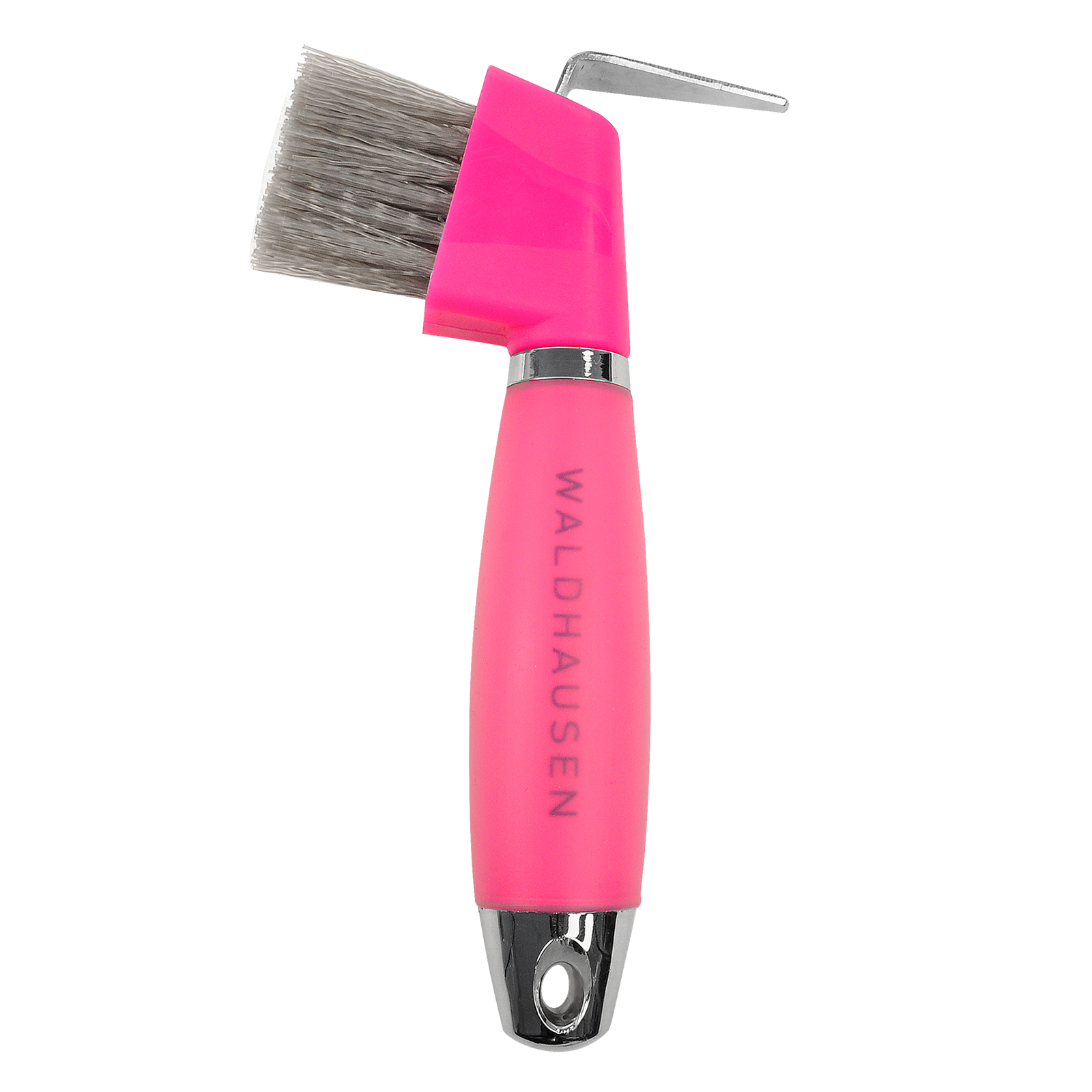 Hovkrats med borste gelhandtag rosa