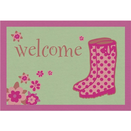 COIR MAT - WELLIE BOOTS