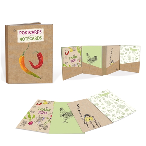 KITCHEN GARDEN - POSTCARD & NOTECARD WALLET (A6)