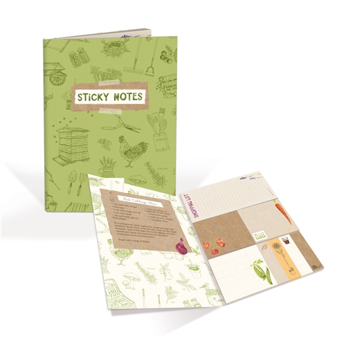 KITCHEN GARDEN - STICKY NOTES SELECTION (A5)