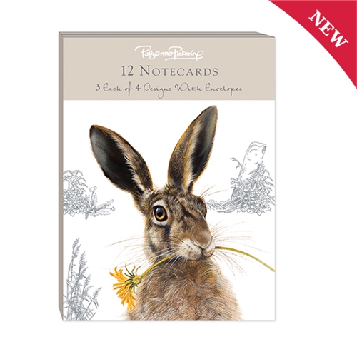 Notecard 12 -pack  A6 - olika motiv