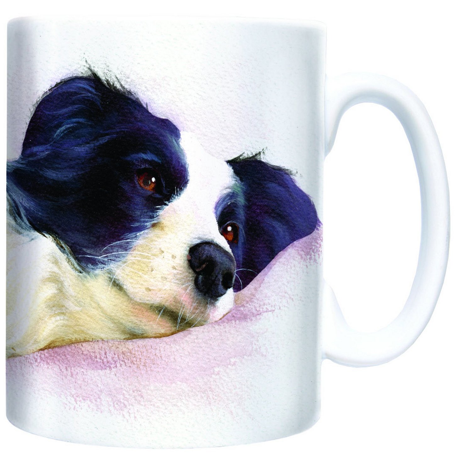 Mugg Chunky Watercolour Border Collie