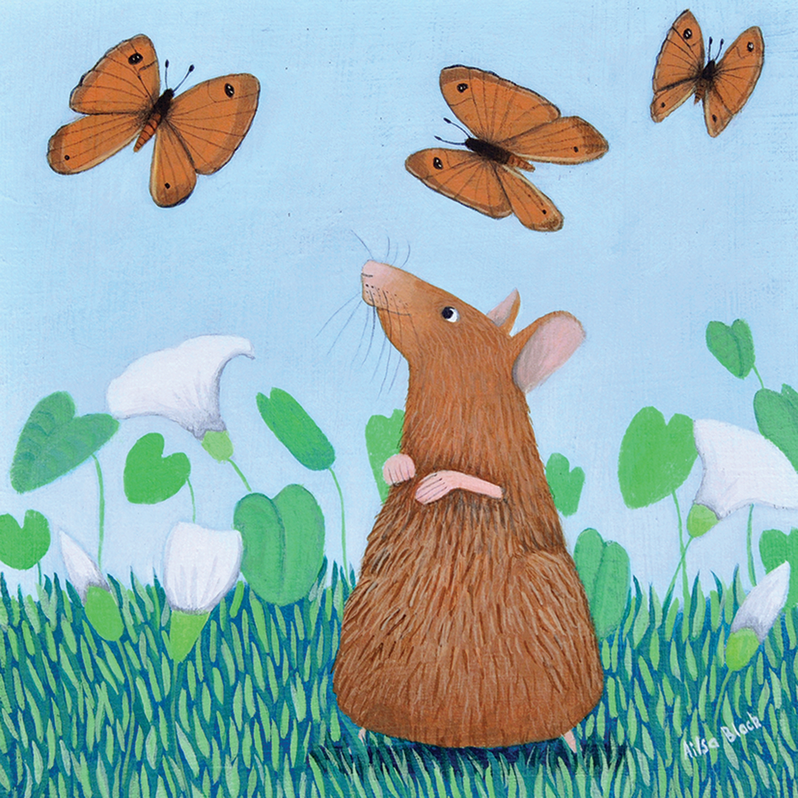 Kort Ailsa Black - Mousie Capers