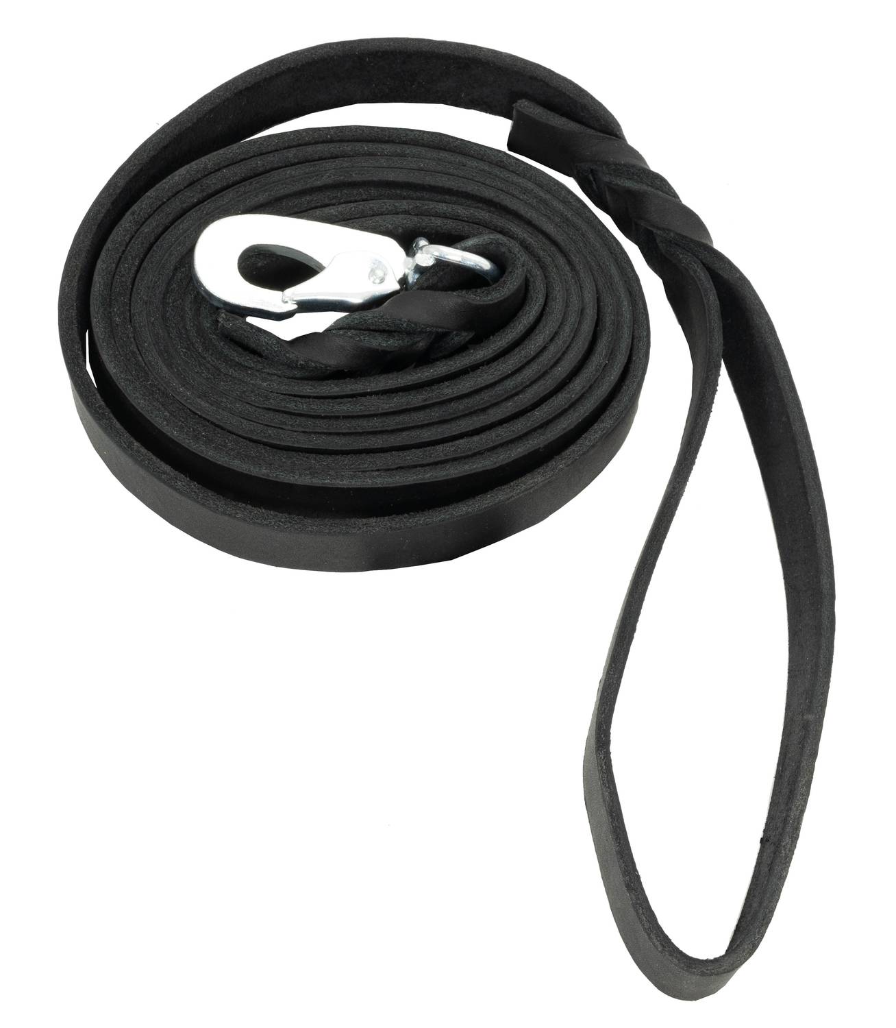 Koppel läder 10 mm - svart