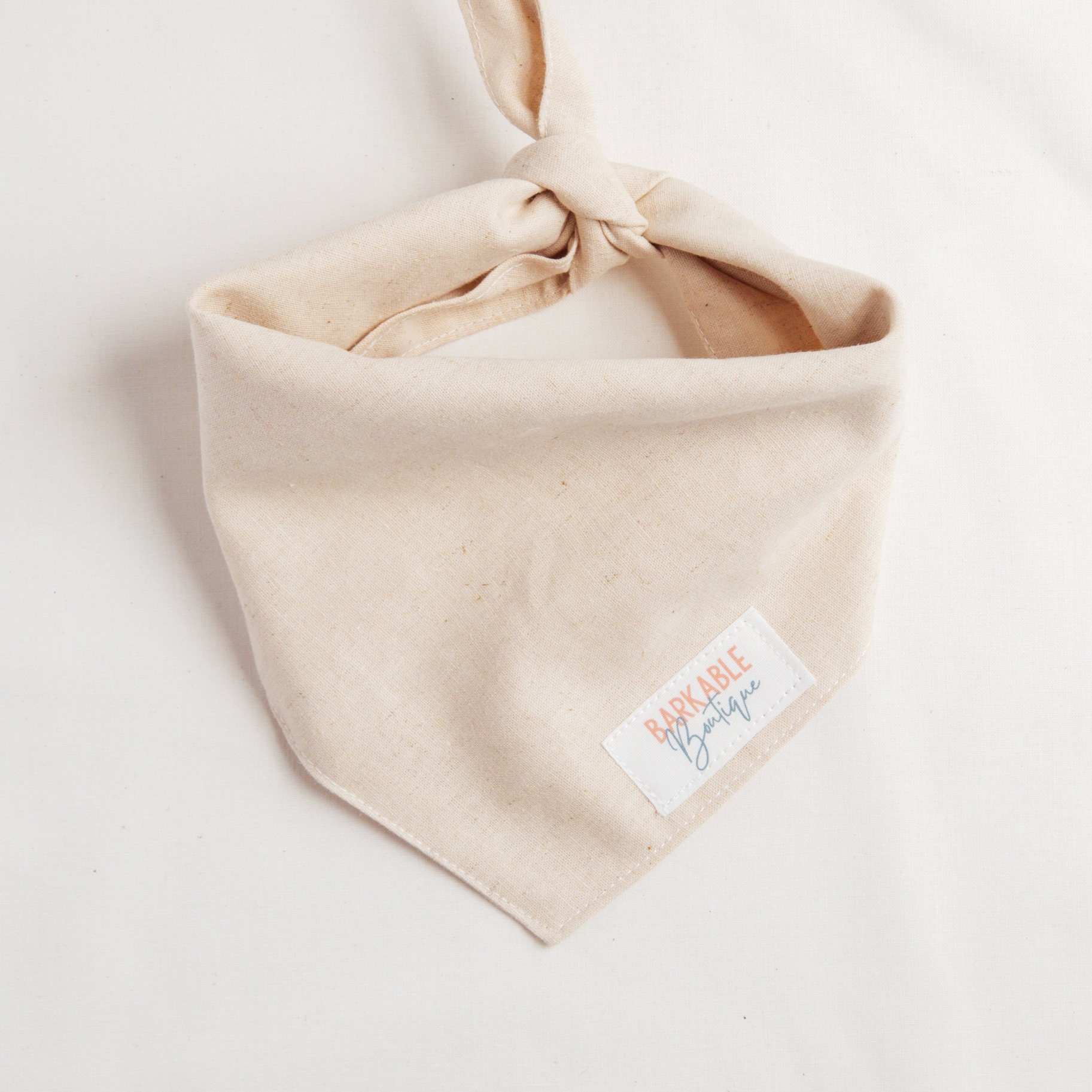 Bandana linne Natural