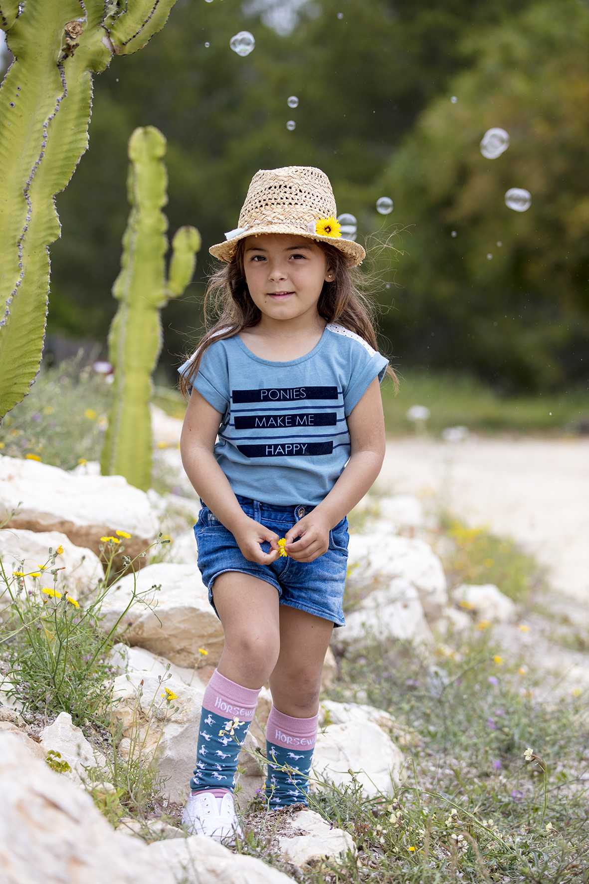 Horseware Kids tröja moroccan blue