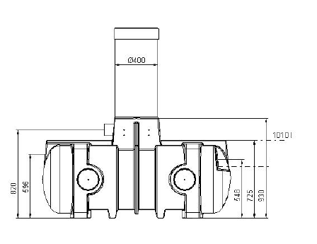 Ecoplus closed tank 1m³ - Avloppscenter