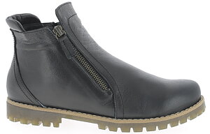 Charlotte of Sweden Zipperboot fleecefodrad Black