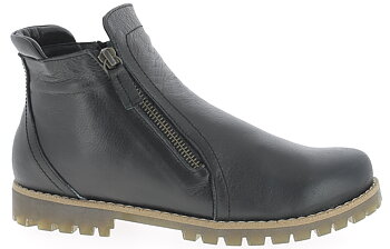 Charlotte of Sweden Zipperboot fleecefodrad Black