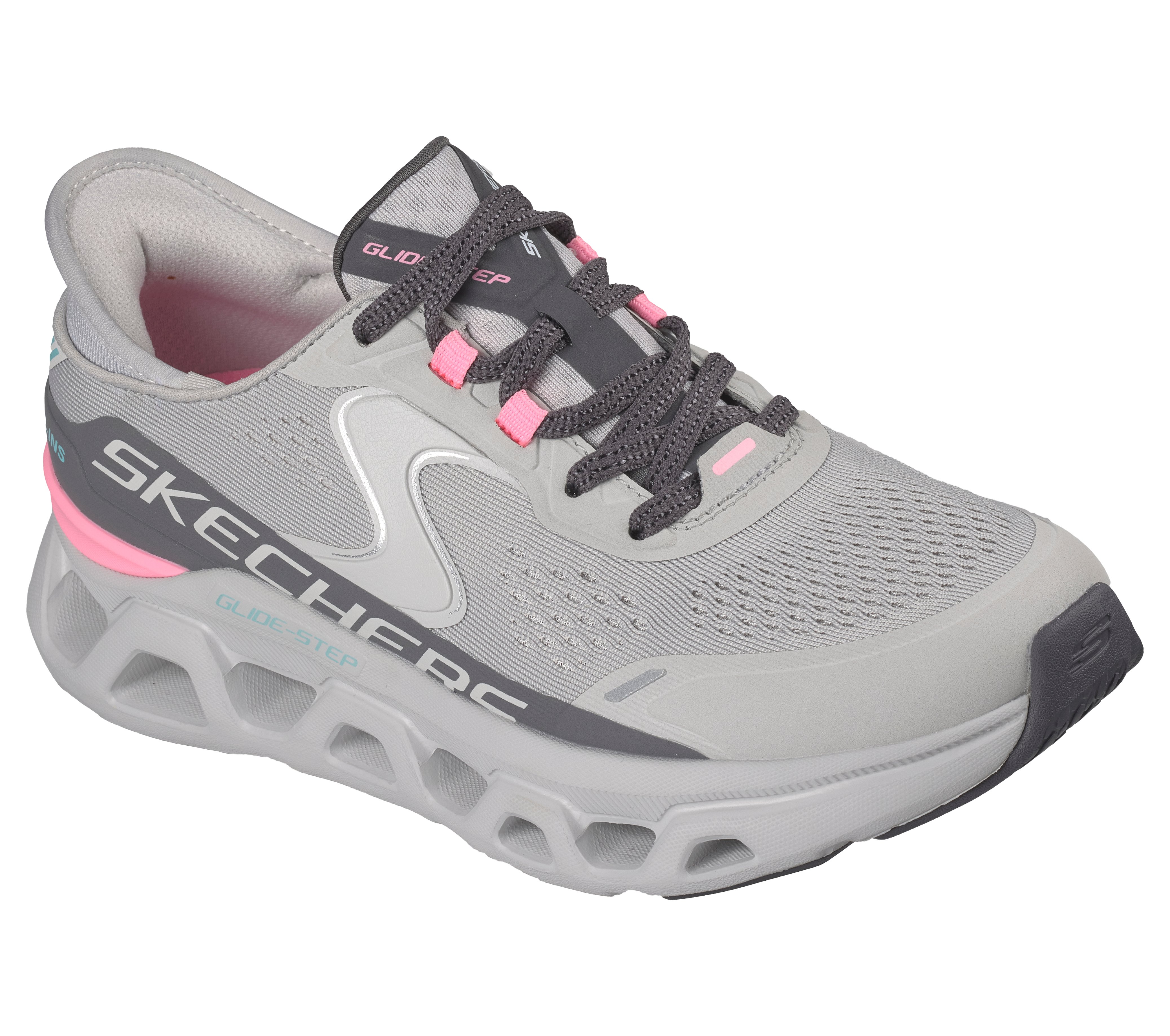 Skechers Slip-ins: Glide-Step Altus - Grey/Pink - 3
