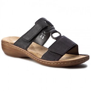 Rieker Slipin sandal Svart 36-42