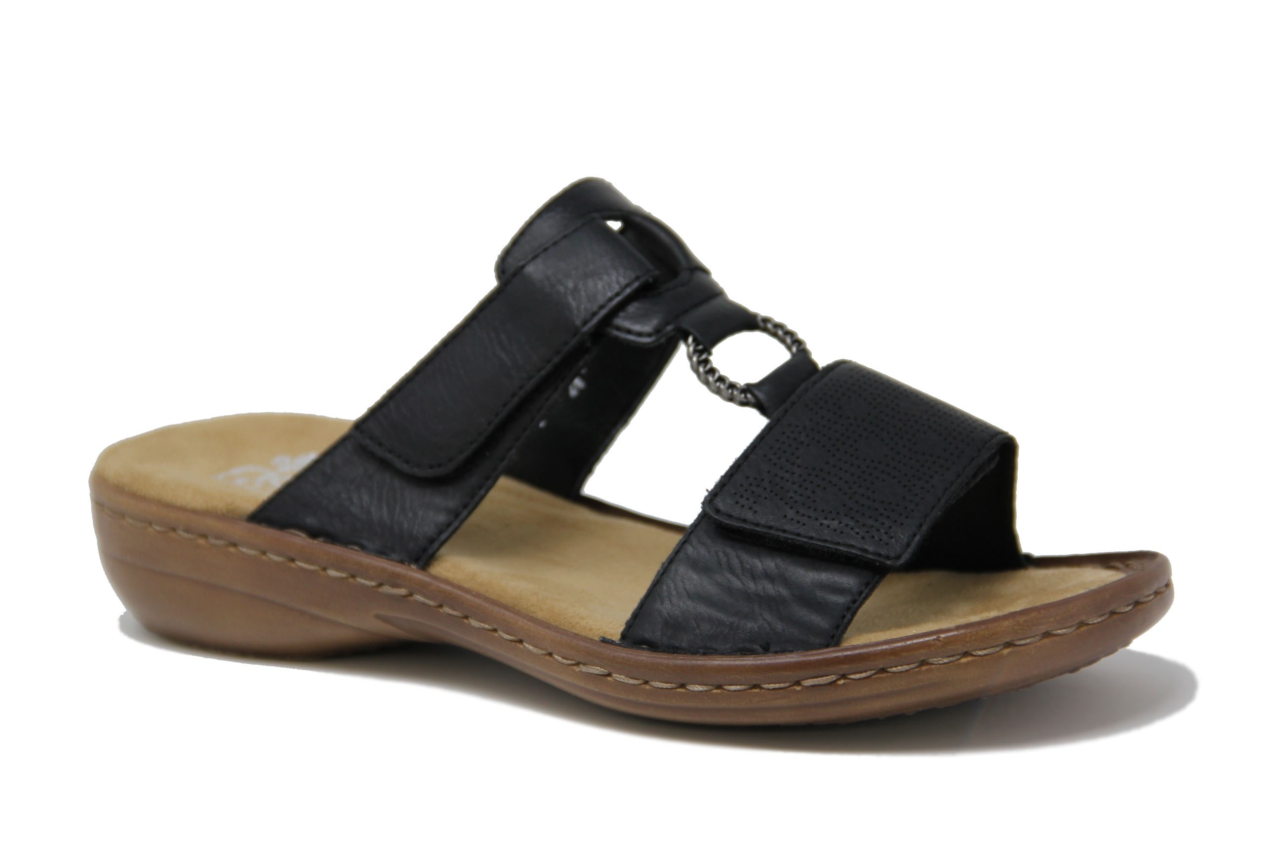 Rieker Slipin sandal Svart 36-42 - 2