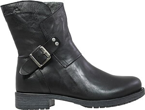Rosa Negra skinnboots ullfodrad Svart