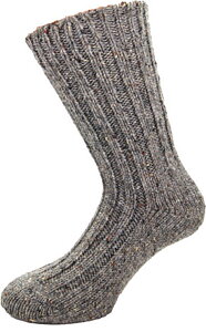 Avignon Raggsocka Grå 100% Ull