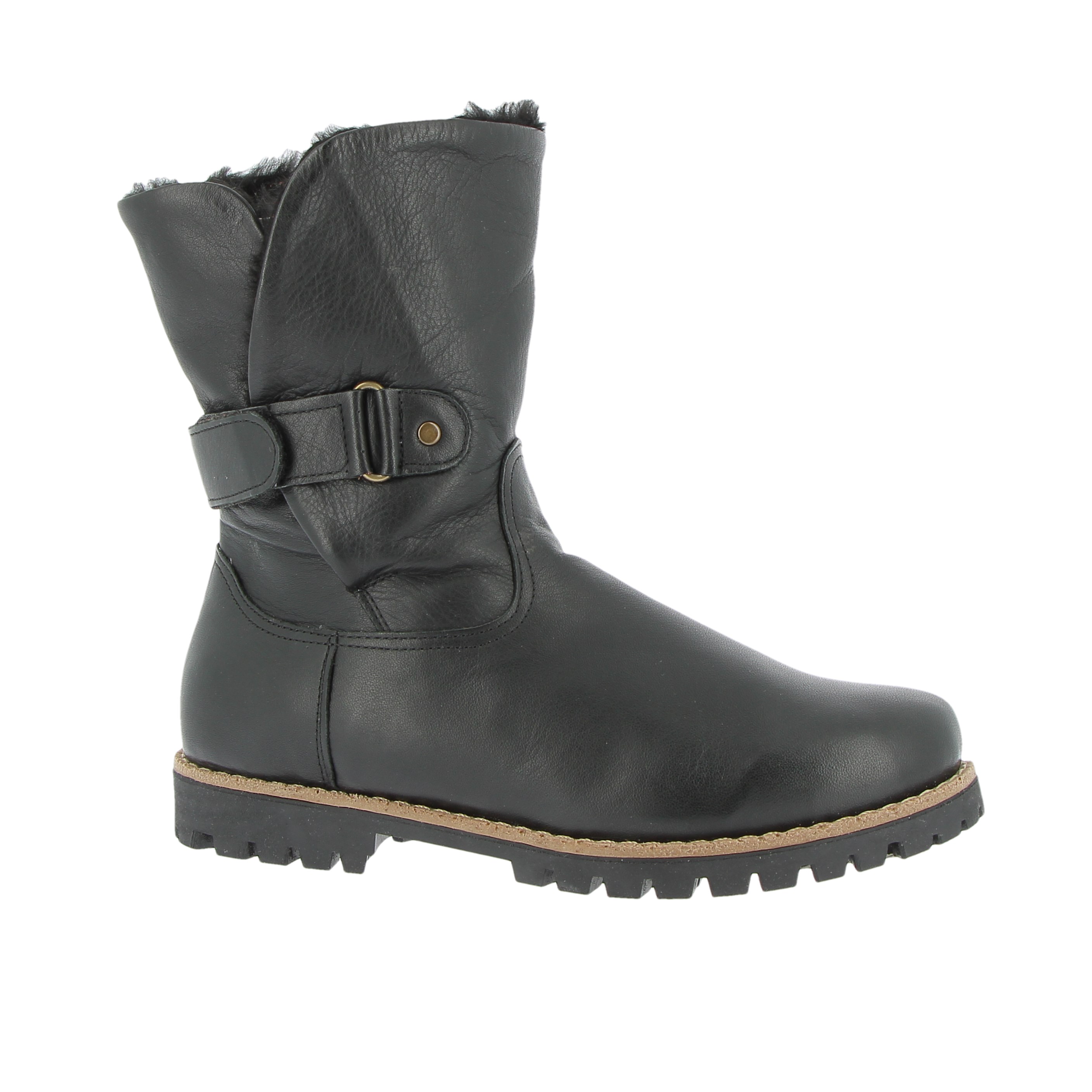 Charlotte of Sweden Zipper Boot Svart