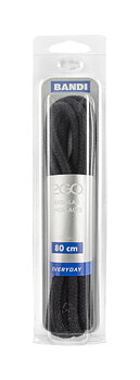 2GO skosnöre rund 80cm svart