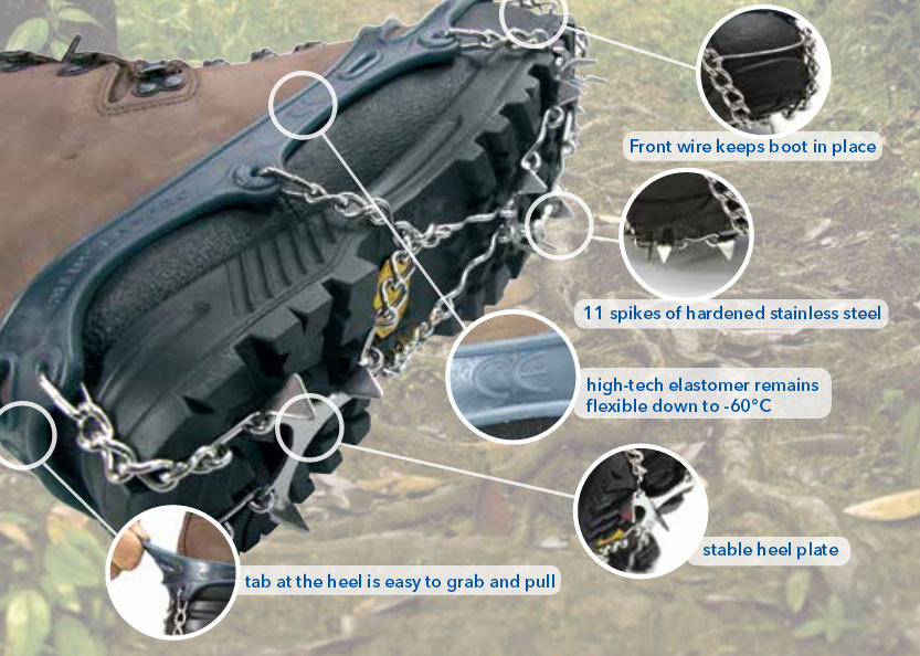 Snowline Chainsen Pro brodd (Extremt grepp) - 6