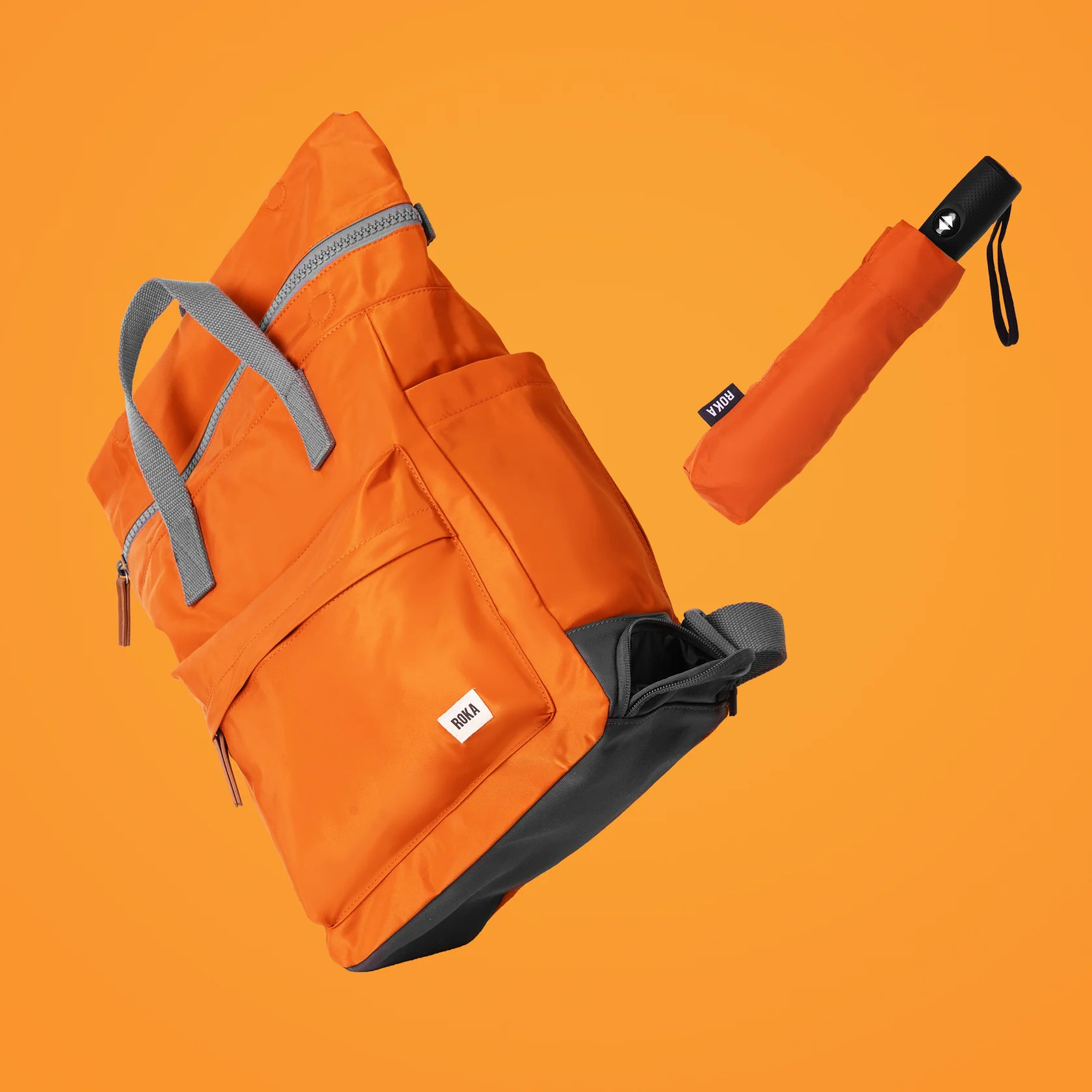 Roka Finchley A Sustainable Canvas Medium Backpack Stööks