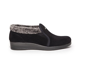 Fly Flot  varm damtoffel 36-42 svart