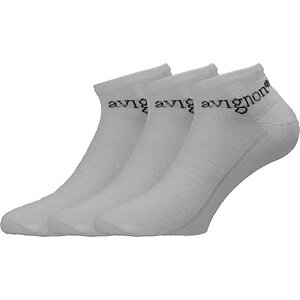 Avignon Sneaker Ull Låg Vit 3-Pack