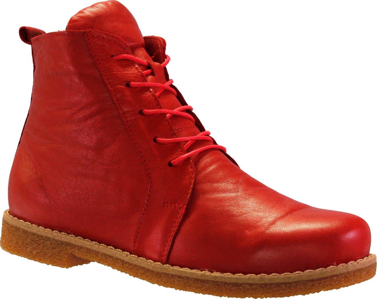 Charlotte of Sweden Zipper Lace Boot Chili Charlotte of Sweden Zipper Lace Boot Chili