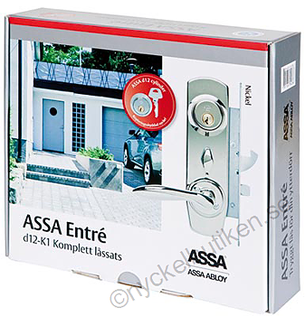 ASSA Entré d12-K1 komplett låssats