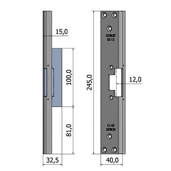 Robust Monteringsstolpe S3-12