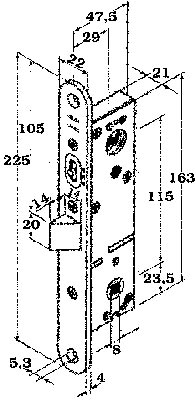 Låshus 4920S - 2