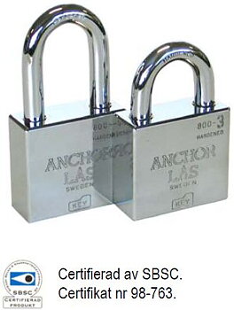 Hänglås Anchor 800-3