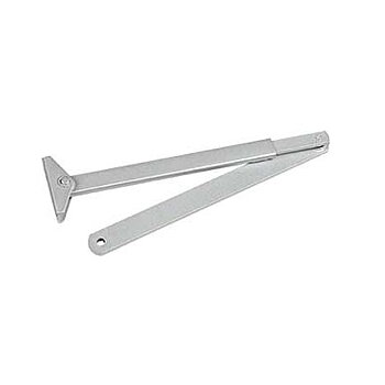 Standardarm L198 förlängd silver