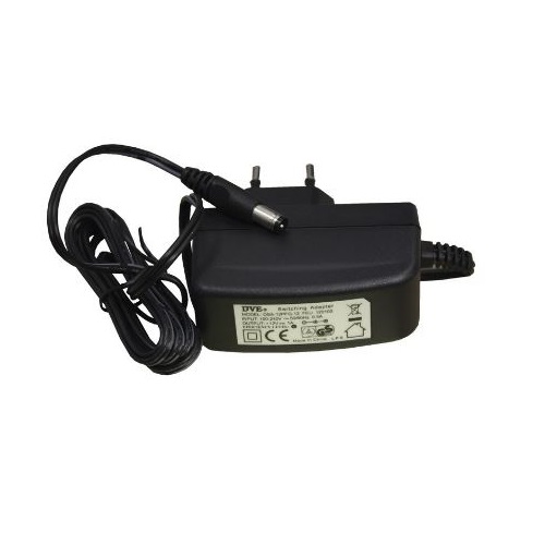 Transformator stabiliserad 12VDC 1A plugin