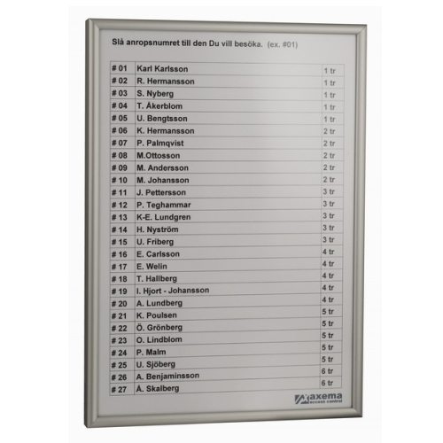 Namntavla A4