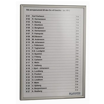 Namntavla A4