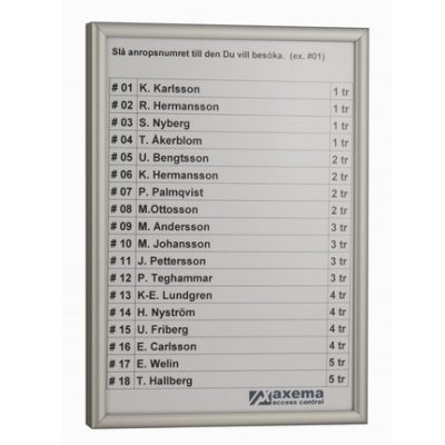 Namntavla A5