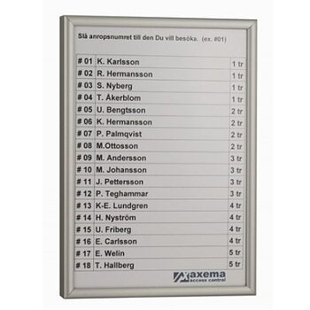 Namntavla A5