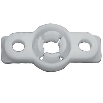 Karmfäste 1650 vit plast