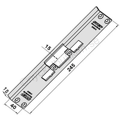 Step 40 Monteringsstolpe ST4002 vinklad - 2