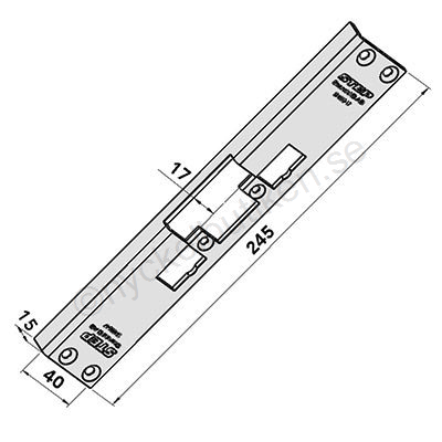 Step 40 Monteringsstolpe ST4002 vinklad - 3