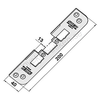 Step 40 Monteringsstolpe ST4009 plan