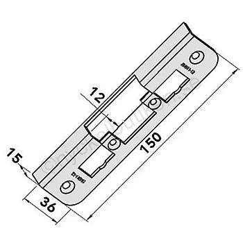 Step 40 Monteringsstolpe ST4011 vinklad
